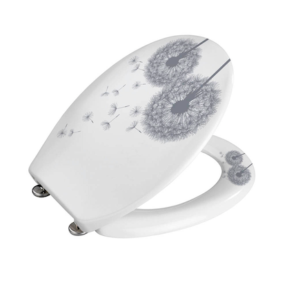 Artikelbild 3 für WENKO WC-Sitz mit Absenkautomatik Pusteblumen weiß, Artikelnummer 666047