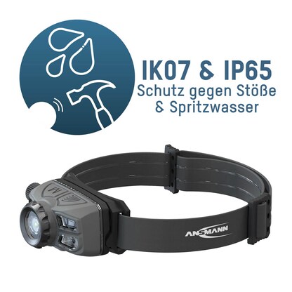 Artikelbild 8 für ANSMANN HD450FRS LED Stirnlampe schwarz, Artikelnummer 105936