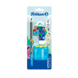 Artikelbild 1 für Pelikan Combino Schreiblern- Bleistift-Set B blau mit Tiermotiv, 1 Set, Artikelnummer 317259