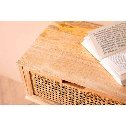 Artikelbild 6 für WOHNLING Nachttisch Massivholz braun 40,0 x 30,0 x 60,0 cm, Artikelnummer 314809