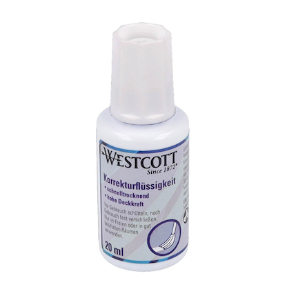 Artikelbild 15 für WESTCOTT Korrekturflüssigkeit 20,0 ml, Artikelnummer 459129