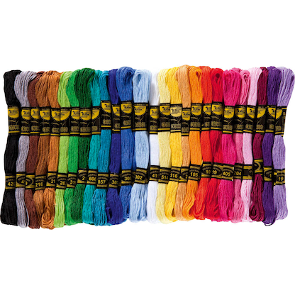 Artikelbild 2 für folia Garn zum Sticken matt mehrfarbig 1,0 mm x 8,0 m, Artikelnummer 479111