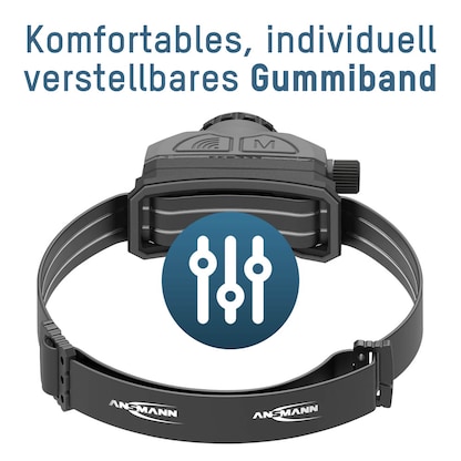 Artikelbild 9 für ANSMANN HD450FRS LED Stirnlampe schwarz, Artikelnummer 105936