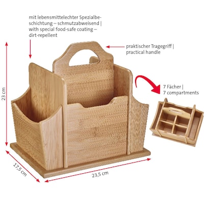 Artikelbild 3 für WESTMARK Besteckhalter Tapas + Friends braun, Artikelnummer 996830