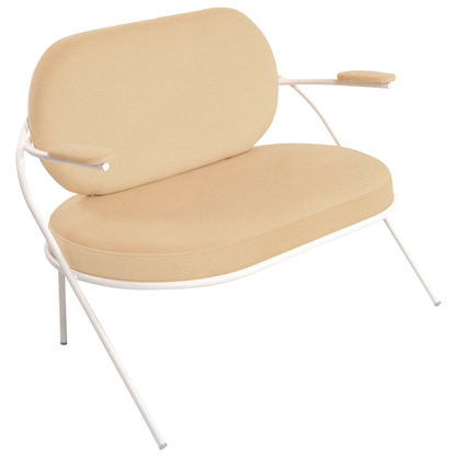 Artikelbild für meet powered by PAPERFLOW 2-Sitzer Sofa SATURNE elfenbein weiß Kunstleder, 1 St., Artikelnummer 231197