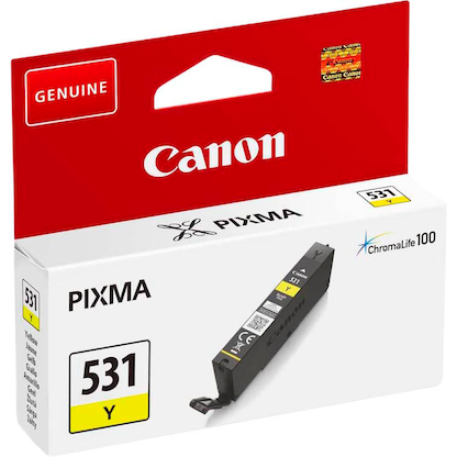 Artikelbild 2 für Canon CLI-531 Y gelb Druckerpatrone, Artikelnummer 362729