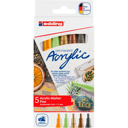 Artikelbild 6 für edding 5300 Acrylstifte farbsortiert 1,0 - 2,0 mm, 5 St., Artikelnummer 534386