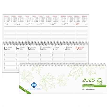 Artikelbild für ZETTLER KALENDER Tischquerkalender 2026, Artikelnummer 559324