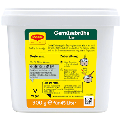 Artikelbild 4 für Maggi® Gemüsebrühe 900,0 g, Artikelnummer 691026