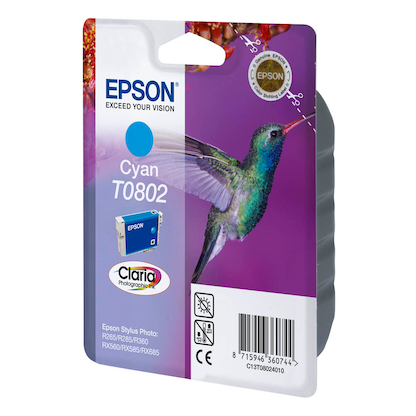 Artikelbild 6 für EPSON T0802 cyan Druckerpatrone, Artikelnummer 868331