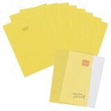 Artikelbild 1 für 10 ELCO Sichthüllen Ordo transparent DIN A4 gelb glatt 80 g/qm, Artikelnummer 116277