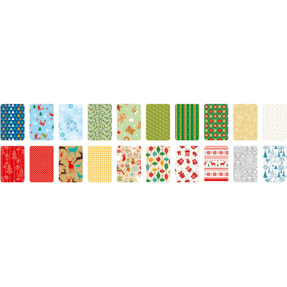 Artikelbild 4 für folia Motivblock Weihnachten farbsortiert 270 g/qm 1 Block, Artikelnummer 871184