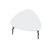 Artikelbild 1 für meet powered by PAPERFLOW LAZY Beistelltisch weiß 60,5 x 50,0 x 45,0 cm, Artikelnummer 300503