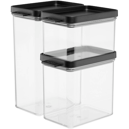 Artikelbild 4 für MEPAL Vorratsdosen-Set Omnia schwarz 0,7/1,1/2,0 l, 1 Set, Artikelnummer 434278