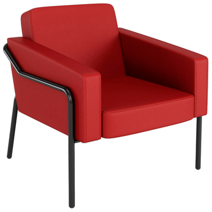 Artikelbild 22 für medso powered by PAPERFLOW Sessel MEDSO L rot schwarz Kunstleder, 1 St., Artikelnummer 522647