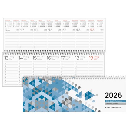 Artikelbild für ZETTLER KALENDER Tischquerkalender 2026, Artikelnummer 559348