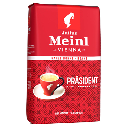 Artikelbild 11 für Julius Meinl Vienna Präsident Kaffeebohnen, Arabica- und Robustabohnen 500,0 g, Artikelnummer 706889
