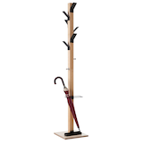 Artikelbild 1 für PAPERFLOW Kleiderständer easyCloth Wood Range Modell A PECPP.01 schwarz Holz 8 Haken 32,0 x 178,0 cm, Artikelnummer 533435