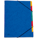 Artikelbild 1 für DONAU Ordnungsmappe 7 Fächer blau, Artikelnummer 891972