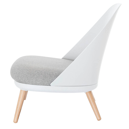 Artikelbild 3 für meet powered by PAPERFLOW Sessel COCOON weiß buche Kunststoff, 1 St., Artikelnummer 139731