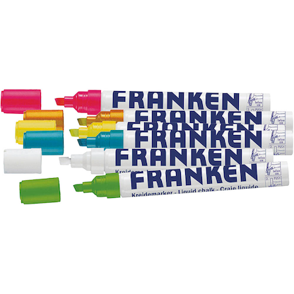 Artikelbild 10 für FRANKEN ZKM97 Kreidemarker farbsortiert 2,0 - 6,0 mm, 6 St., Artikelnummer 351831