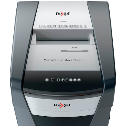 Artikelbild 11 für Rexel XP422+ Aktenvernichter mit Partikelschnitt P-4, 4 x 35 mm, bis 22 Blatt, grau, Artikelnummer 255842