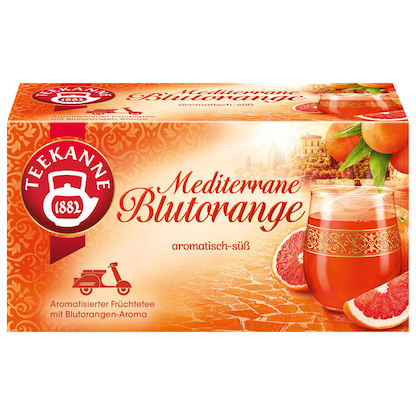 Artikelbild 2 für TEEKANNE Mediterrane Blutorange Tee 18 Portionen, Artikelnummer 108468