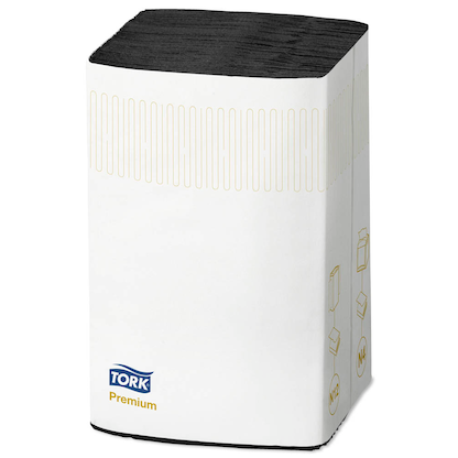 Artikelbild für TORK Servietten Xpressnap® Extra Soft schwarz 2-lagig 16,5 x 21,3 cm, 1.000 St., Artikelnummer 452262