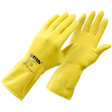 Artikelbild 1 für Ulith unisex Gummihandschuhe gelb Größe M, 1 Paar, Artikelnummer 419445