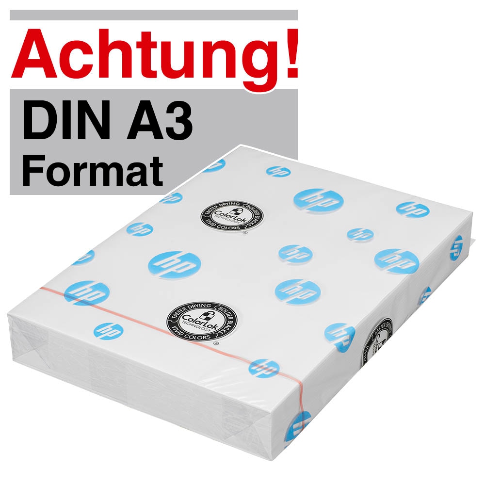 HP Kopierpapier Office DIN A3 80 g/qm 500 Blatt | office discount
