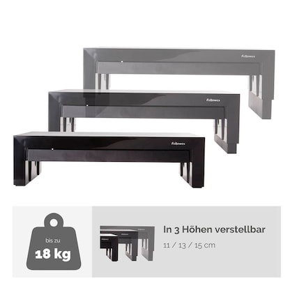 Artikelbild 8 für Fellowes Monitorständer Designer Suites schwarz, Artikelnummer 662217