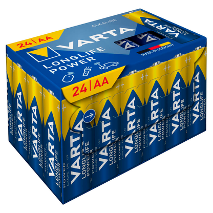 Artikelbild 2 für AKTION: 36 VARTA Batterien LONGLIFE Power Cube Mignon AA 1,5 V + GRATIS VARTA Stirnlampe Outdoor H10 Pro, Artikelnummer 675498