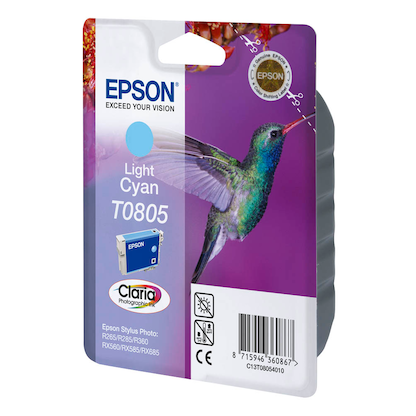 Artikelbild 3 für EPSON T0805 light cyan Druckerpatrone, Artikelnummer 868372
