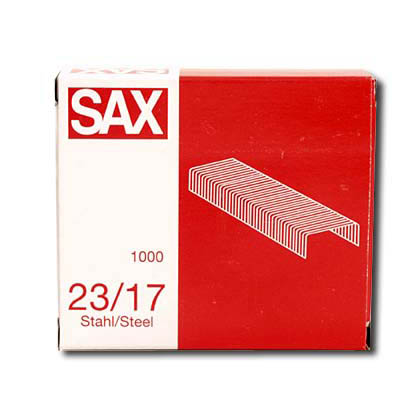 Artikelbild 24 für 1.000 sax design Heftklammern 23/17, Artikelnummer 390138
