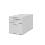 Artikelbild 1 für HAMMERBACHER TC20 Rollcontainer lichtgrau 3 Auszüge 42,8 x 80,0 x 51,2 cm, Artikelnummer 992461