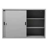 Artikelbild 1 für Gürkan Schiebetürenschrank, 100275 lichtgrau 2 Fachböden 160,0 x 45,0 x 109,0 cm, Artikelnummer 563135