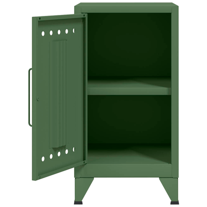 Artikelbild 2 für AKTION: 3 BISLEY Stahlschränke Fern Mini FERMINLH623P3 olivgrün 38,0 x 40,0 x 72,5 cm, aufgebaut, Artikelnummer 145249