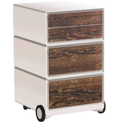 Artikelbild für PAPERFLOW easyBox Industrial Rollcontainer weiß, bunt 4 Auszüge 39,0 x 43,6 x 64,2 cm, Artikelnummer 214342