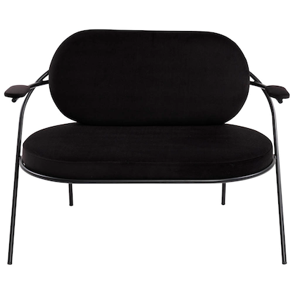 Artikelbild 2 für meet powered by PAPERFLOW 2-Sitzer Sofa SATURNE schwarz Stoff, 1 St., Artikelnummer 231146