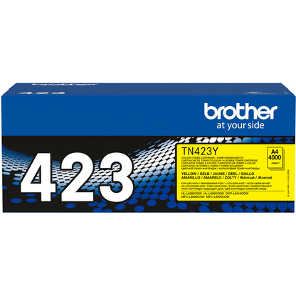 Artikelbild 12 für brother TN-423BK/C/M/Y schwarz, cyan, magenta, gelb Toner, 4er-Set, Artikelnummer 336929