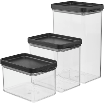 Artikelbild 5 für MEPAL Vorratsdosen-Set Omnia schwarz 0,7/1,1/2,0 l, 1 Set, Artikelnummer 434278