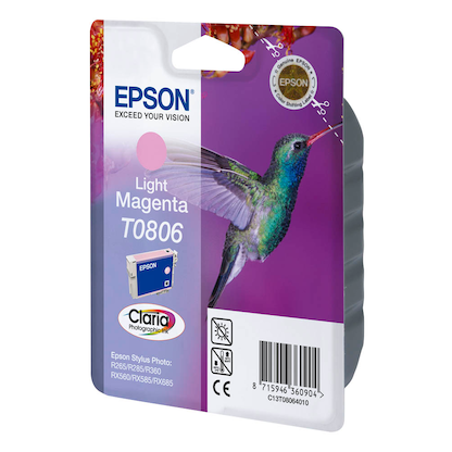 Artikelbild 2 für EPSON T0806 light magenta Druckerpatrone, Artikelnummer 868398