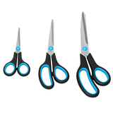 Artikelbild 1 für WESTCOTT Papierscheren-Set Easy Grip, 3 St., Artikelnummer 664581