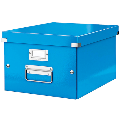 Artikelbild für AKTION: LEITZ Click & Store Aufbewahrungsbox 16,7 l blau 28,1 x 36,9 x 20,0 cm mit Prämie nach Registrierung, Artikelnummer 127340