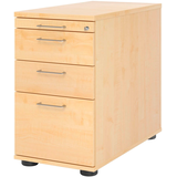 Artikelbild 1 für HAMMERBACHER Solid SC40 Standcontainer ahorn 4 Auszüge 42,8 x 80,0 x 72,0 - 76,0 cm, Artikelnummer 992608