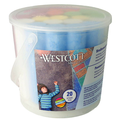 Artikelbild 16 für WESTCOTT Straßenmalkreide farbsortiert 20 St., Artikelnummer 333459
