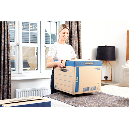 Artikelbild 13 für 5 Bankers Box Umzugskartons SmoothMove FastFold 47,0 x 48,0 x 41,2 cm, Artikelnummer 539043