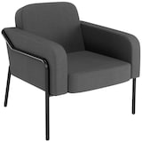 Artikelbild 1 für medso powered by PAPERFLOW Sessel MEDSO L Rund anthrazit schwarz Stoff, 1 St., Artikelnummer 522694