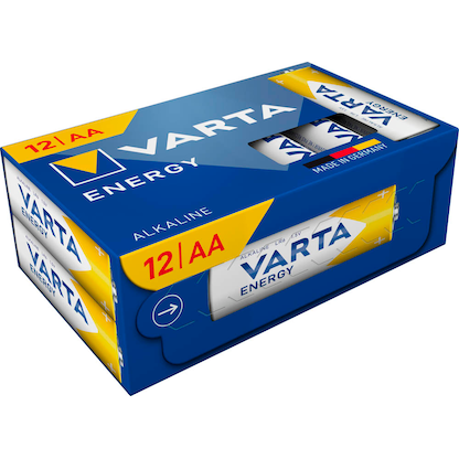 Artikelbild 2 für 12 VARTA Batterien ENERGY Cube Mignon AA 1,5 V, Artikelnummer 554039