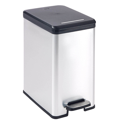 Artikelbild 10 für curver DECOBIN SLIM BIN Mülleimer 25,0 l silbermetallic, Artikelnummer 700791